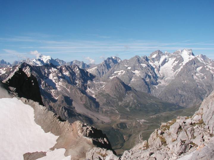La Meije depuis le Grand Galibier 